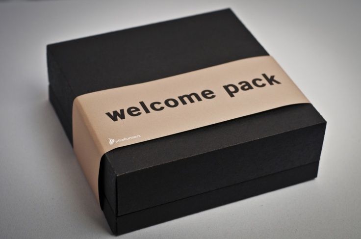 caja de welcome pack empleados