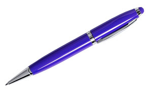 Bolígrafo usb azul