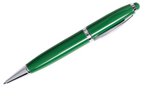 Bolígrafo usb verde