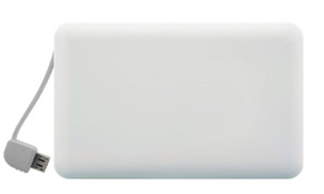 Powerbank Powercard Print color Blanco
