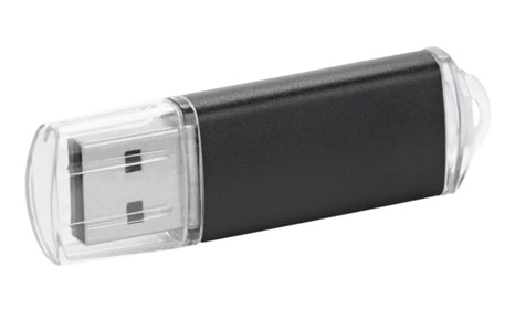 USB metal personalizado color negro