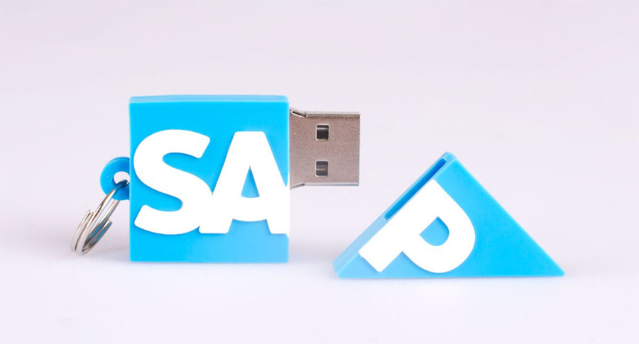 Memoria usb con forma de logo de SAP
