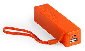 Powerbank Powercolor color Naranja